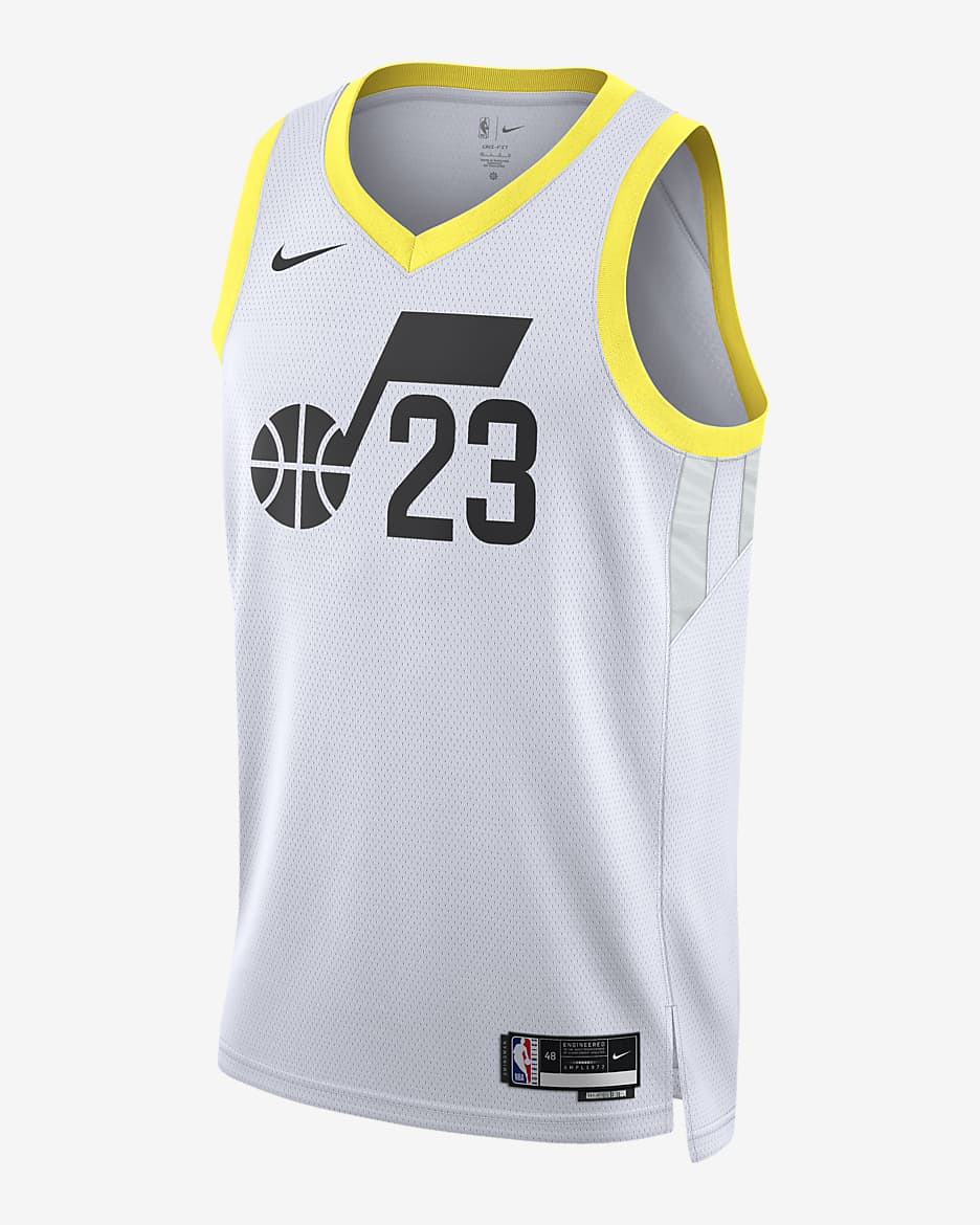 Utah Jazz Association Edition 2022 23 Men s Nike Dri FIT NBA Swingman Jersey